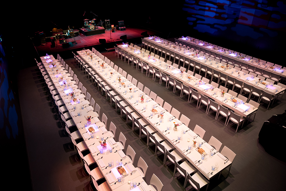 Lege zaal lantarenvenster Rotterdam