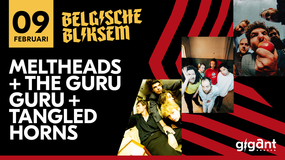 Belgische Bliksem: Meltheads + The Guru Guru + Tangled Horns