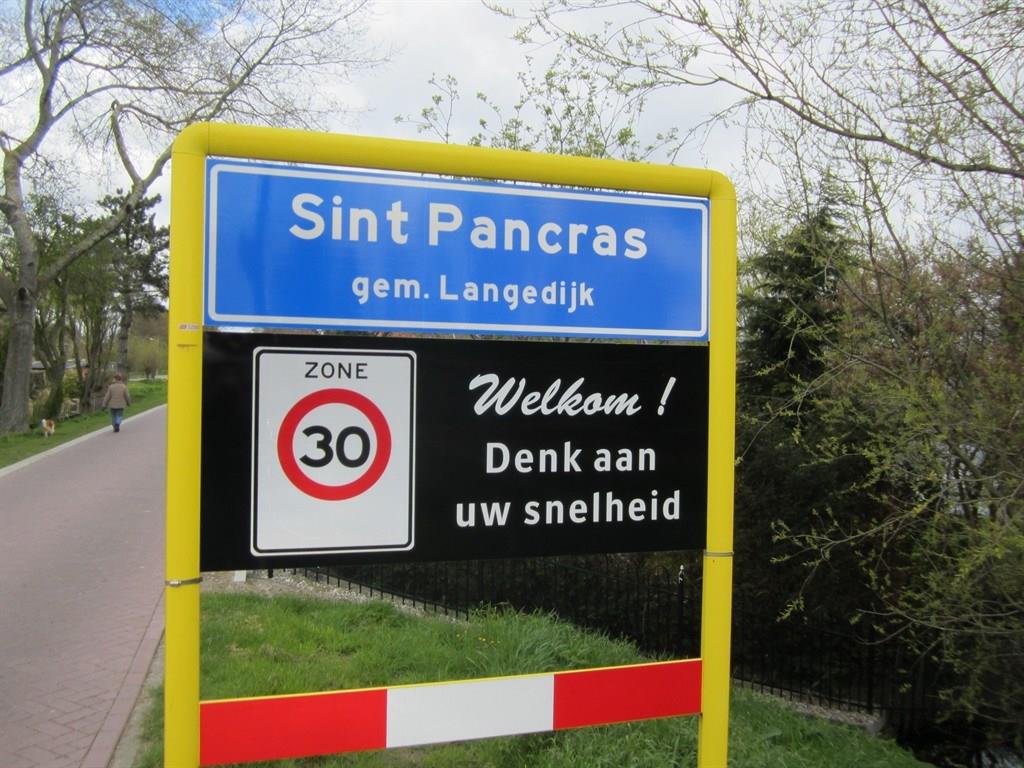 Bord van Sint Pancras