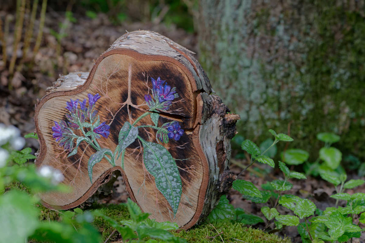 Kunst en kruiden, kruidenkunst in het tuinhuis!