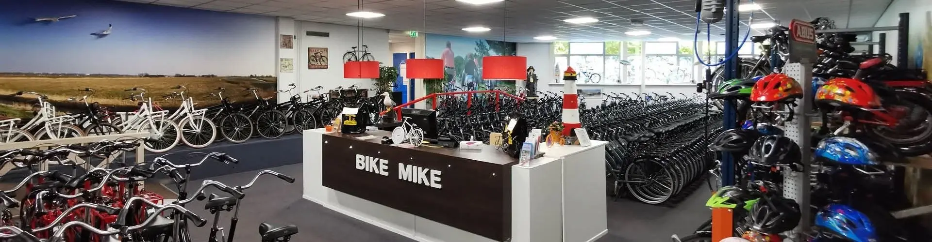 Interieur van Fietsverhuur Bike Mike