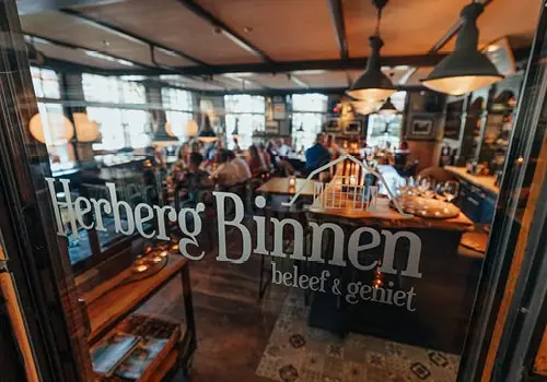 Foto van interieur van Restaurant Herberg Binnen