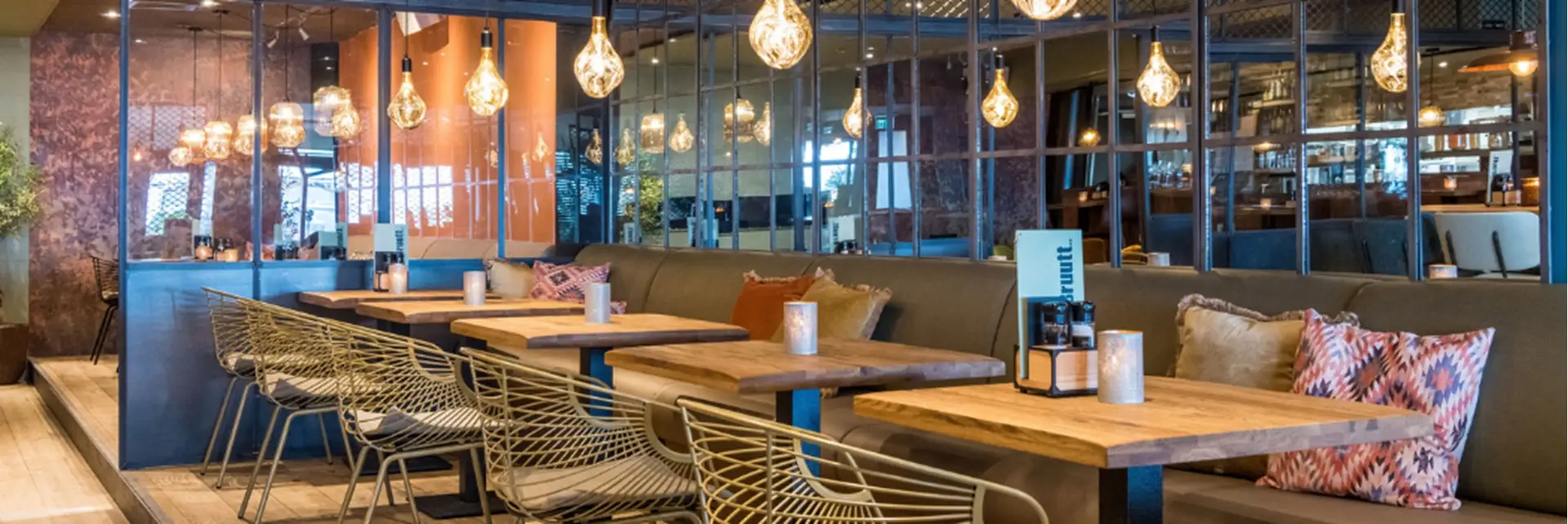 Interieur van Brasserie Bruutt