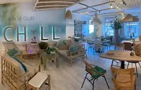 Interieur van Beach Club Chill