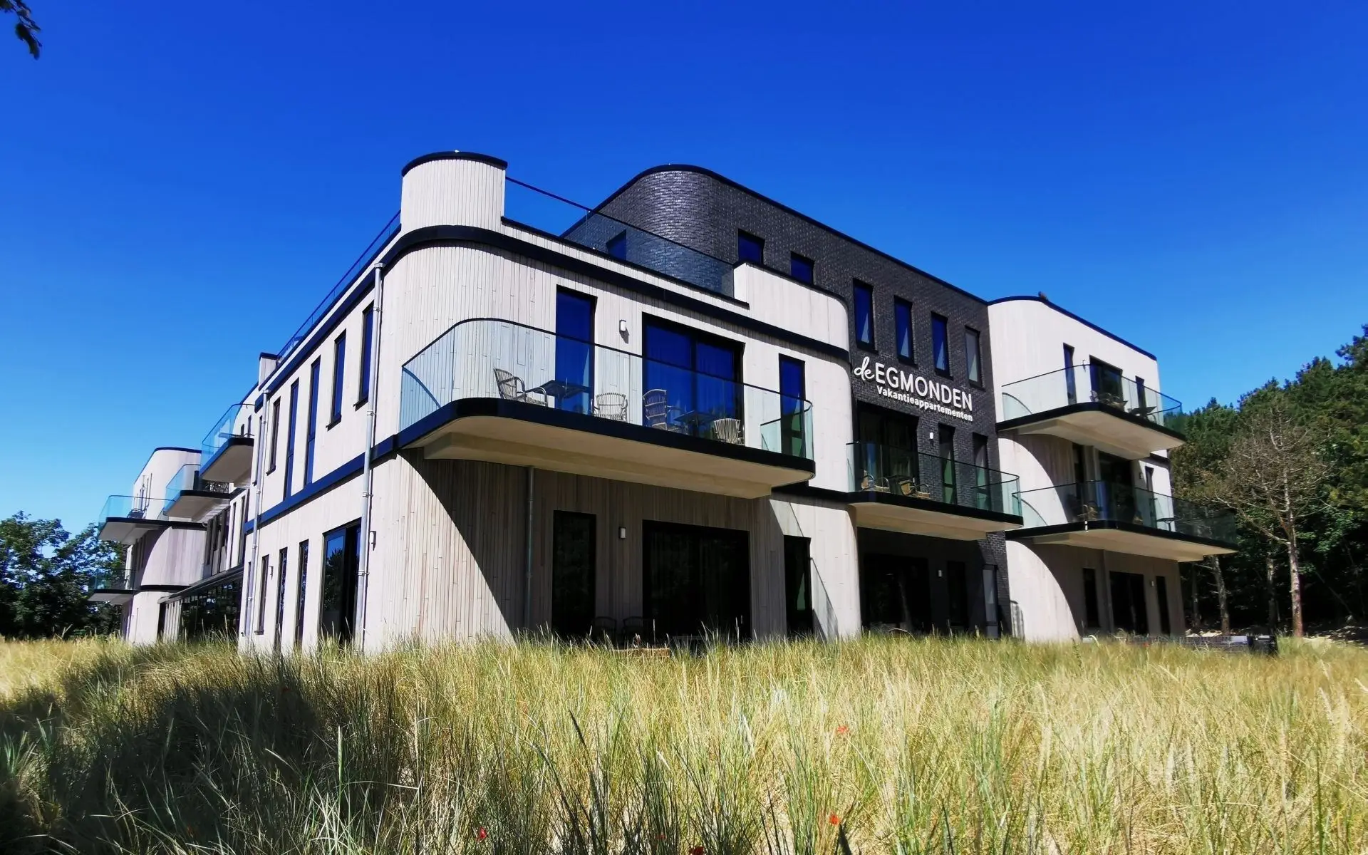 Buitenkant van Appartementen De Egmonden