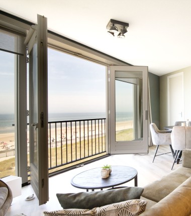 Lido appartementen kamer met uitzicht op zee