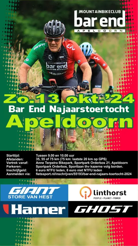 Bar End Najaar Toertocht