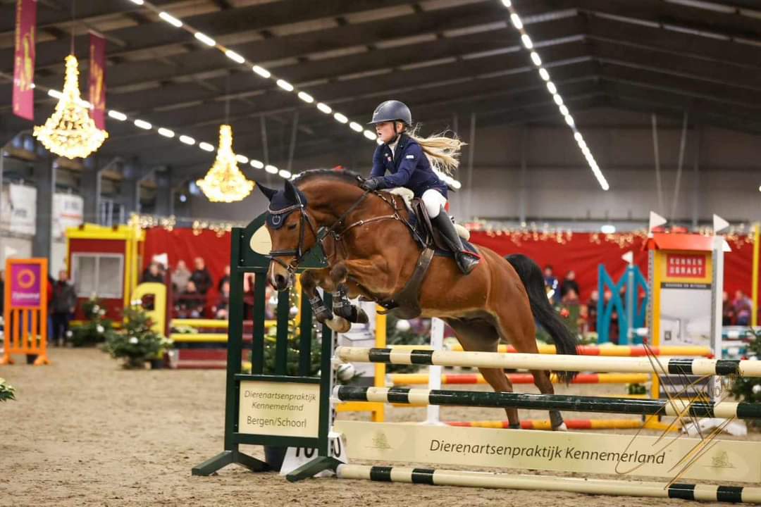 Jill Beukers tijdens Indoor Beukers