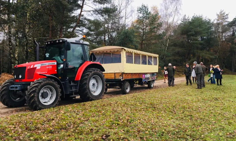 Met de huifkar de Veluwe bij Loenen beleven