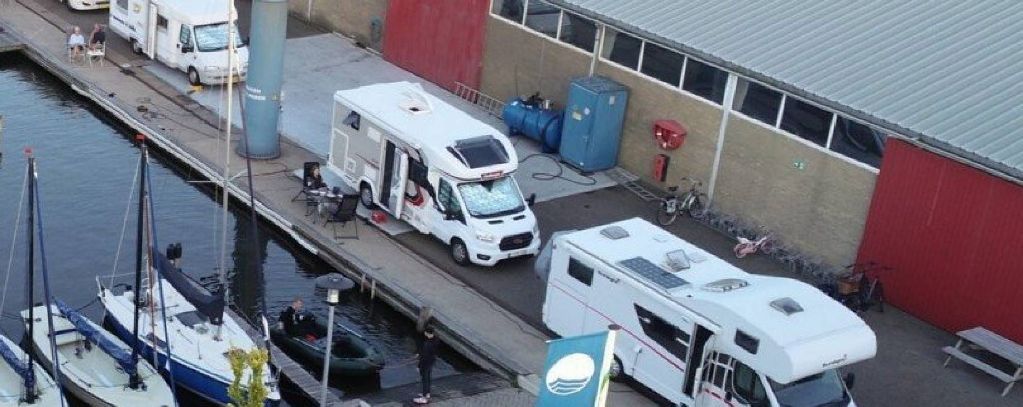 Camperplaats bij Jachthaven Uitgeest