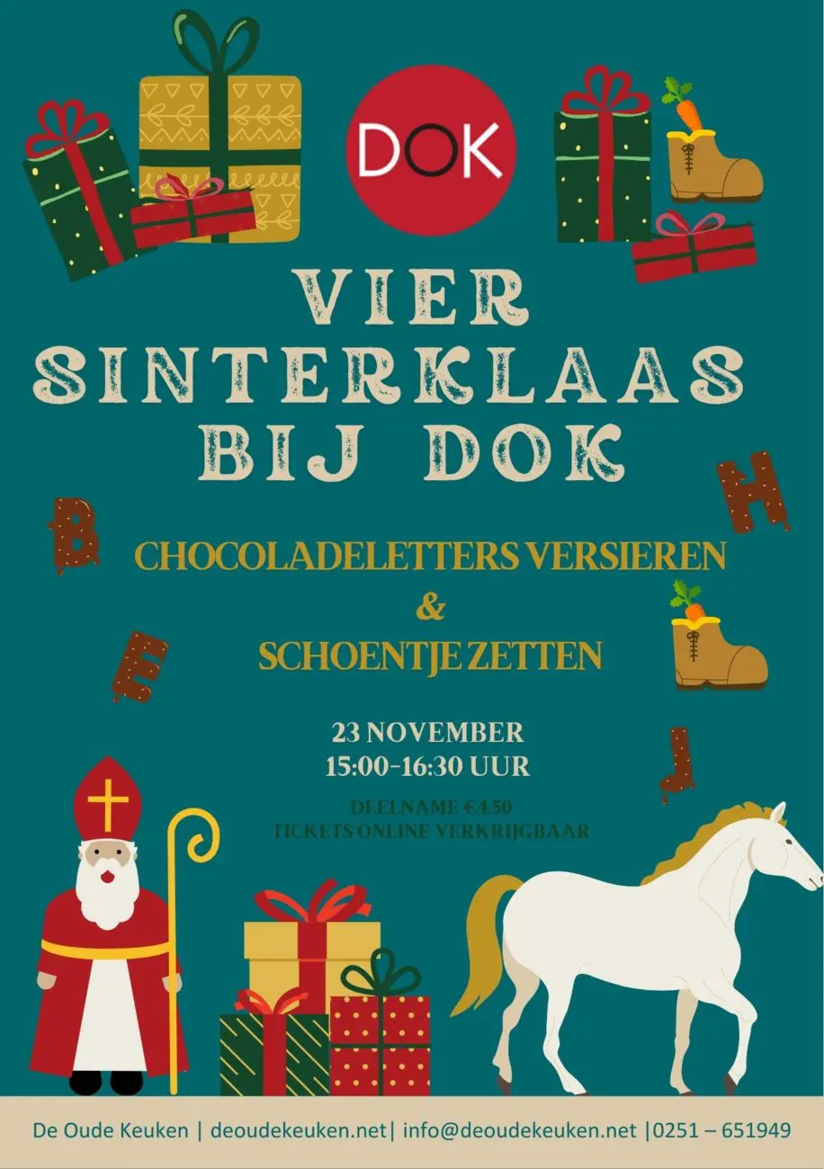 Vier Sinterklaas bij DOK