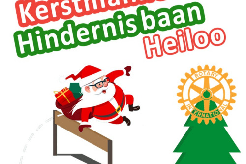 Kerstmannen Hindernisbaan