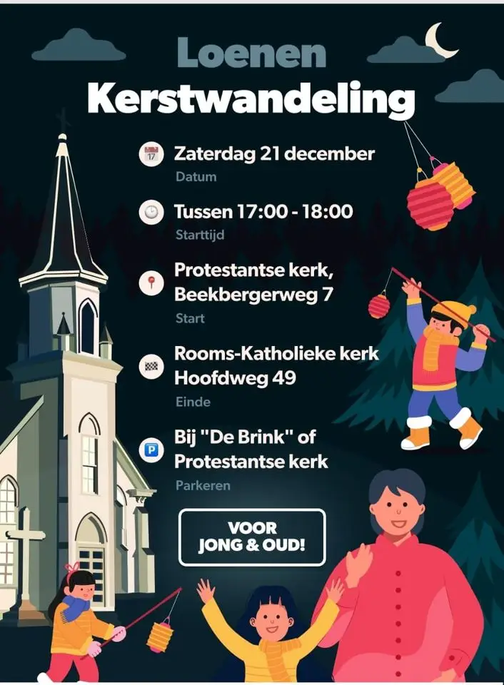 Kerstwandeling Loenen