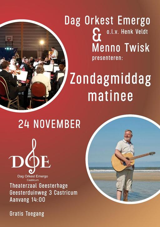 Matinee concert - Dagorkest DOE - Menno Twisk