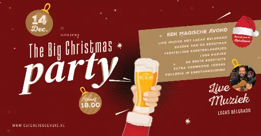 The Big Christmas Party | Café Het Oude Huis