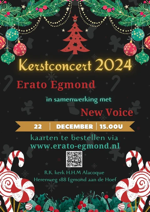 Kerstconcert Erato Egmond