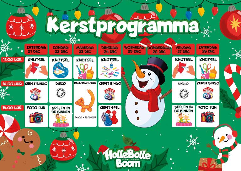 Kerstvakantie bij Holle Bolle Boom