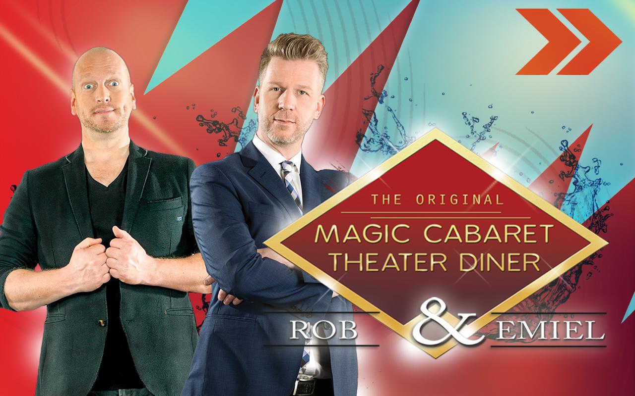 Het Magic Cabaret Theater Diner met Rob & Emiel