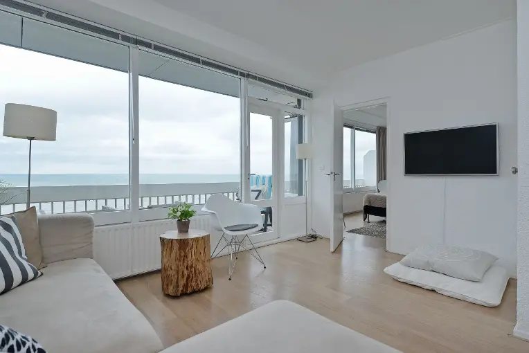 Strand Appartement Zandvoort woonkamer