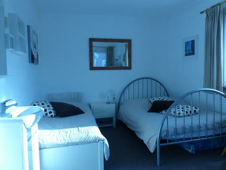 Slaapkamer bij B&B Aanbeveler Leek