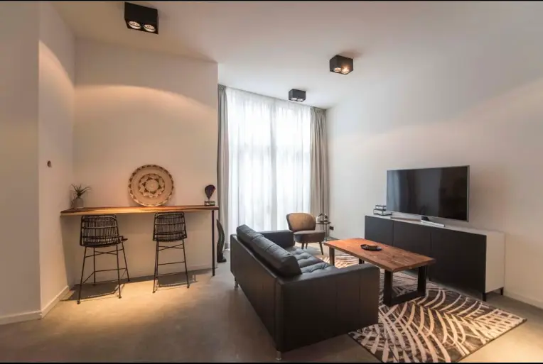 Timeless apartment woonkamer