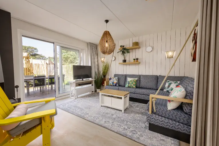 Center Parcs woonkamer huisje