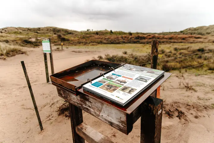 Ingang Wisentenpad Duinpieperpad