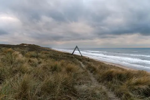 Uitkijkpunt bij natuurreservaat Noordvoort, Zandvoort
