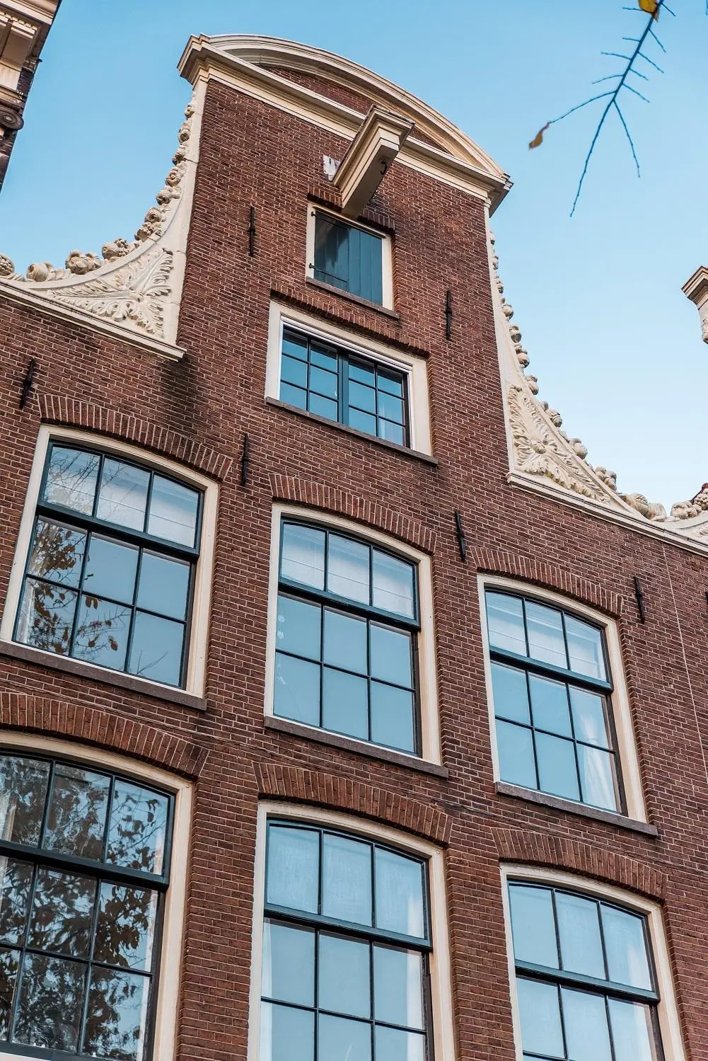 Herfst Amsterdams Grachtenpand