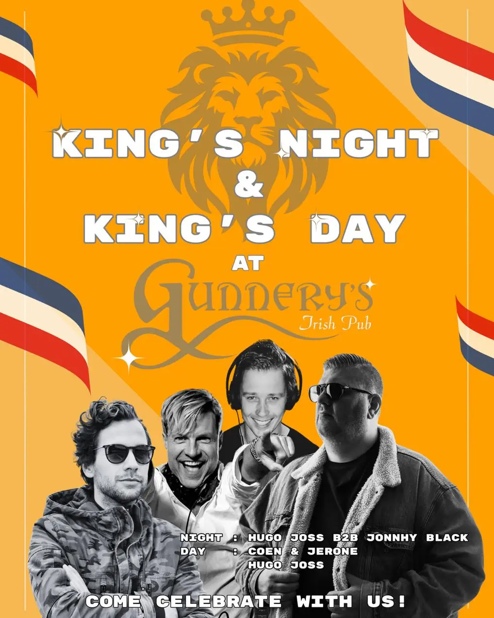 Koningsdag | Gunnery's Irish Pub