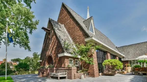 Aanzicht van accommodatie Het Lichthuis.
