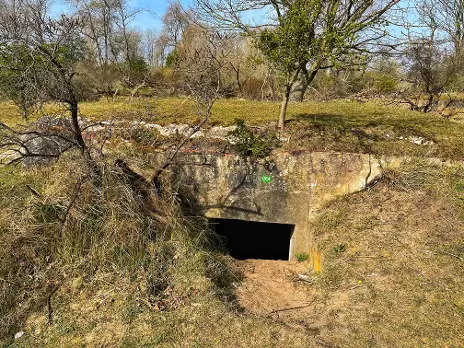 Bunker in de Amsterdamse Waterleidingduinen.