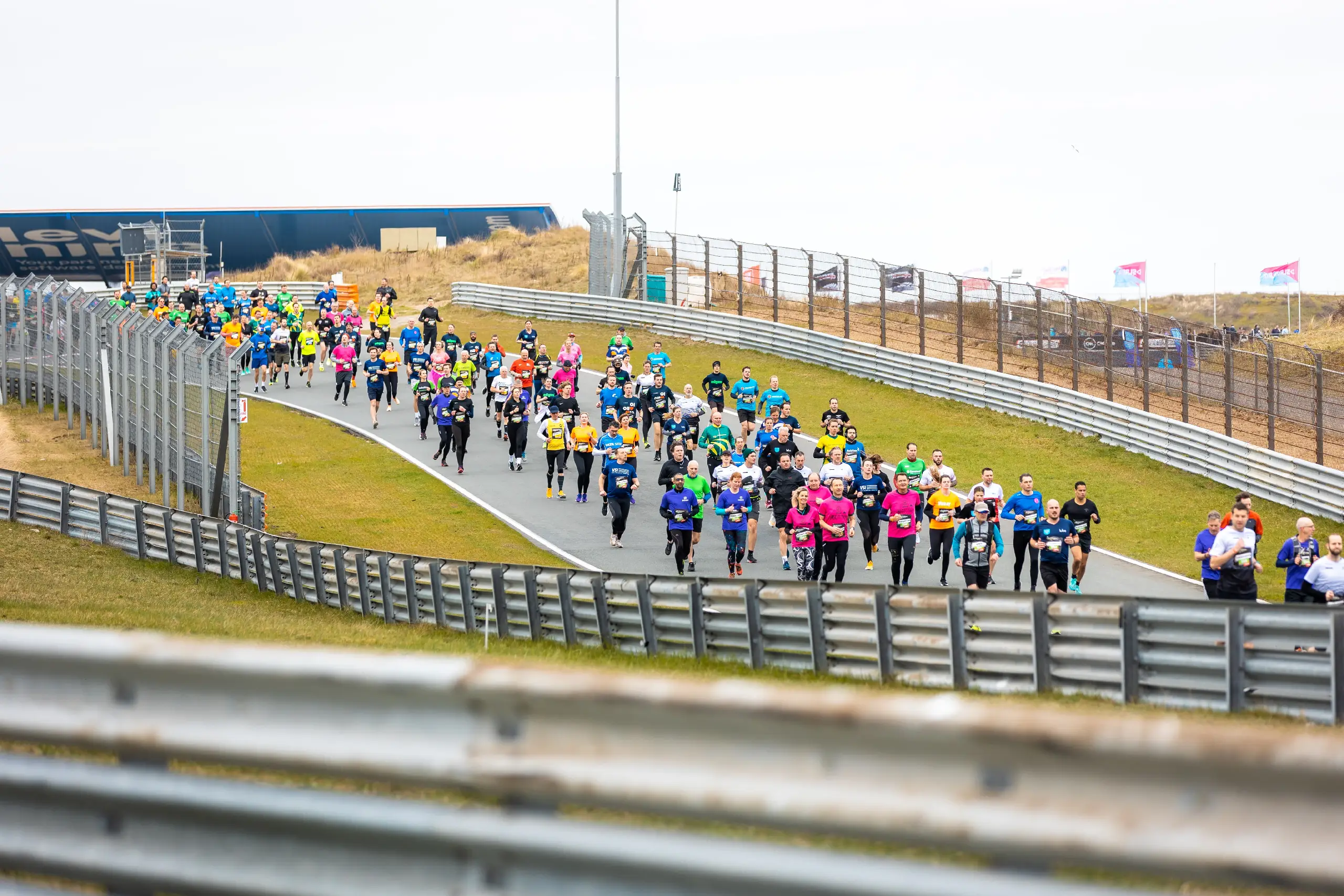 Hardlopers tijdens de Circuit Run