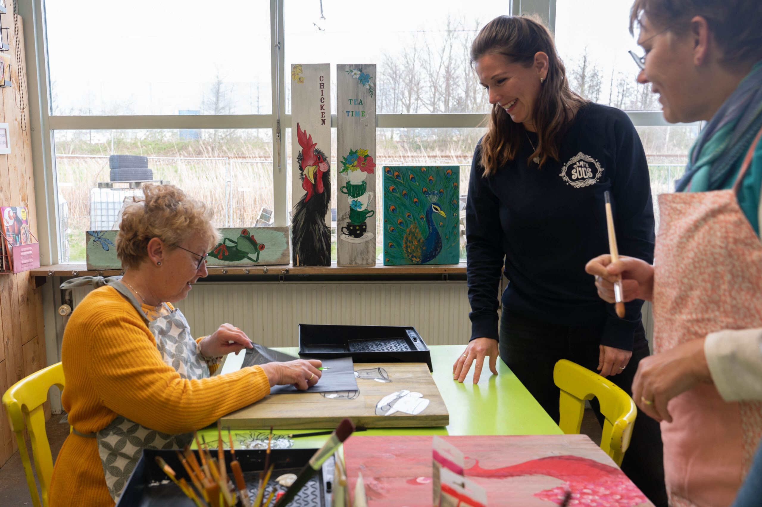 Workshop Steigerhout schilderen voor volwassenen
