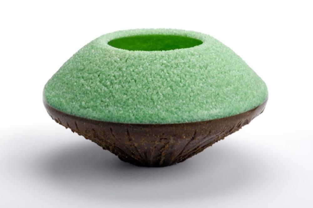 Voorbeeld kunstwerk in groen