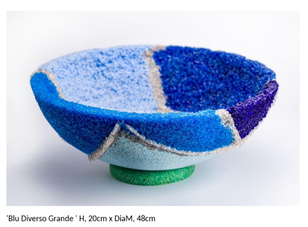 Blue Diverso Grande glaswerk