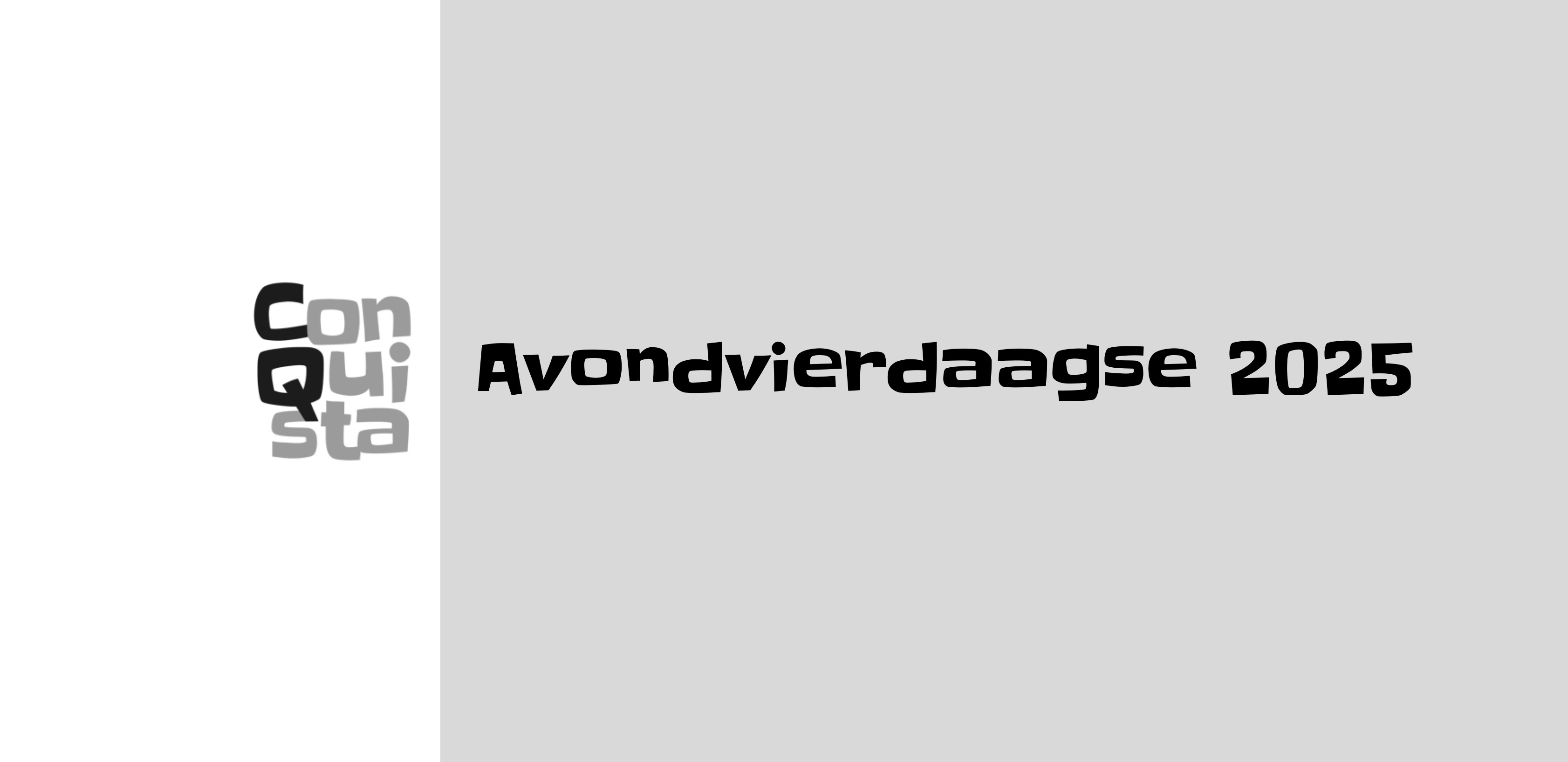 Conquista avondvierdaagse 2025