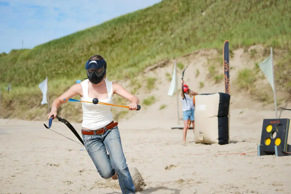 Archery Tag Beach Battle