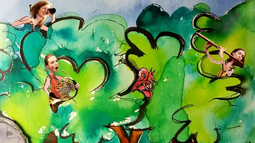 Olifantje in het bos