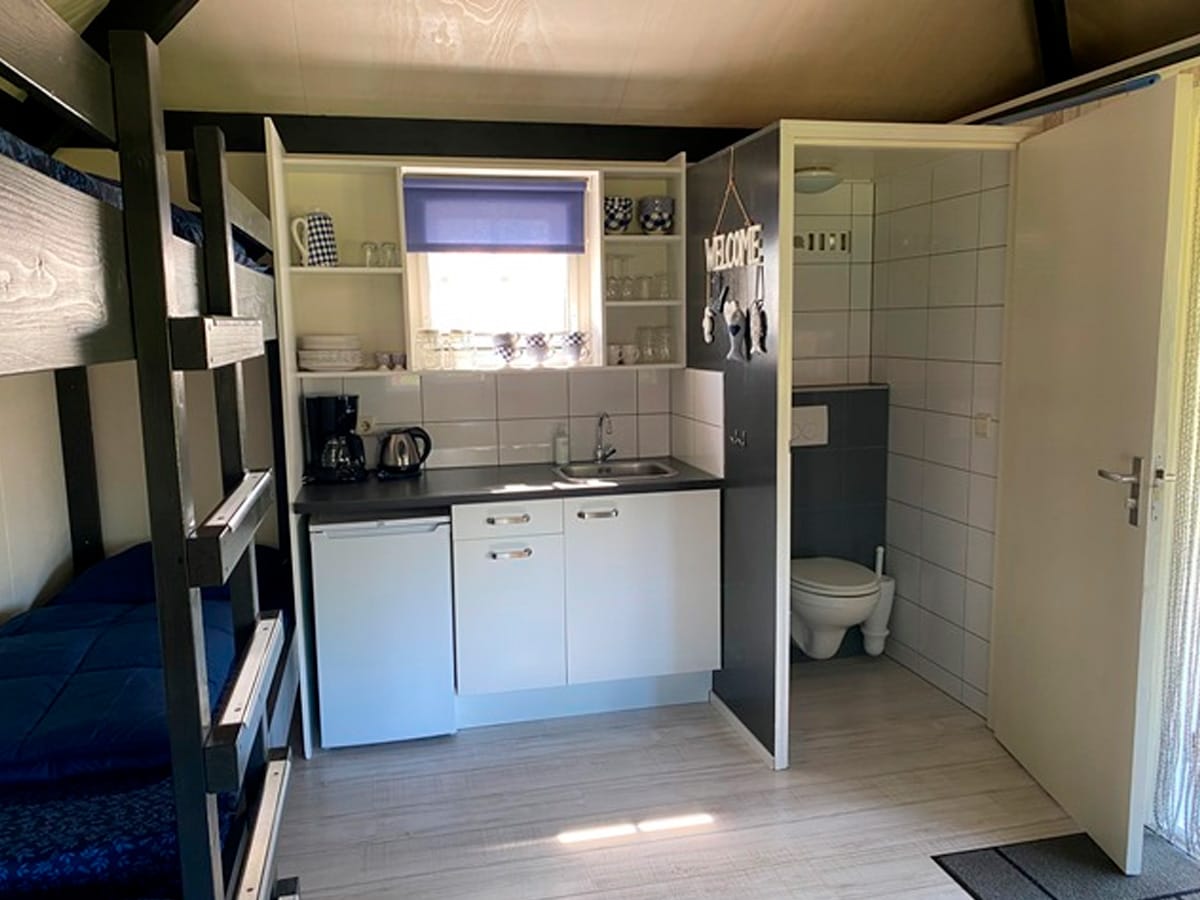 Huisje op minicamping de Nesse