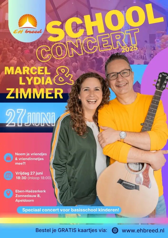 Schoolconcert met Marcel & Lydia Zimmer!