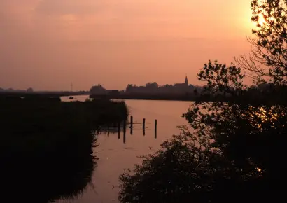 Indrukwekkende avondvaartocht door de Eilandspolder