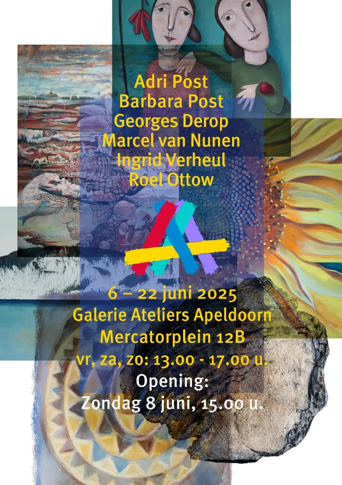 Kunstenaars exposeren aan Mercatorplein