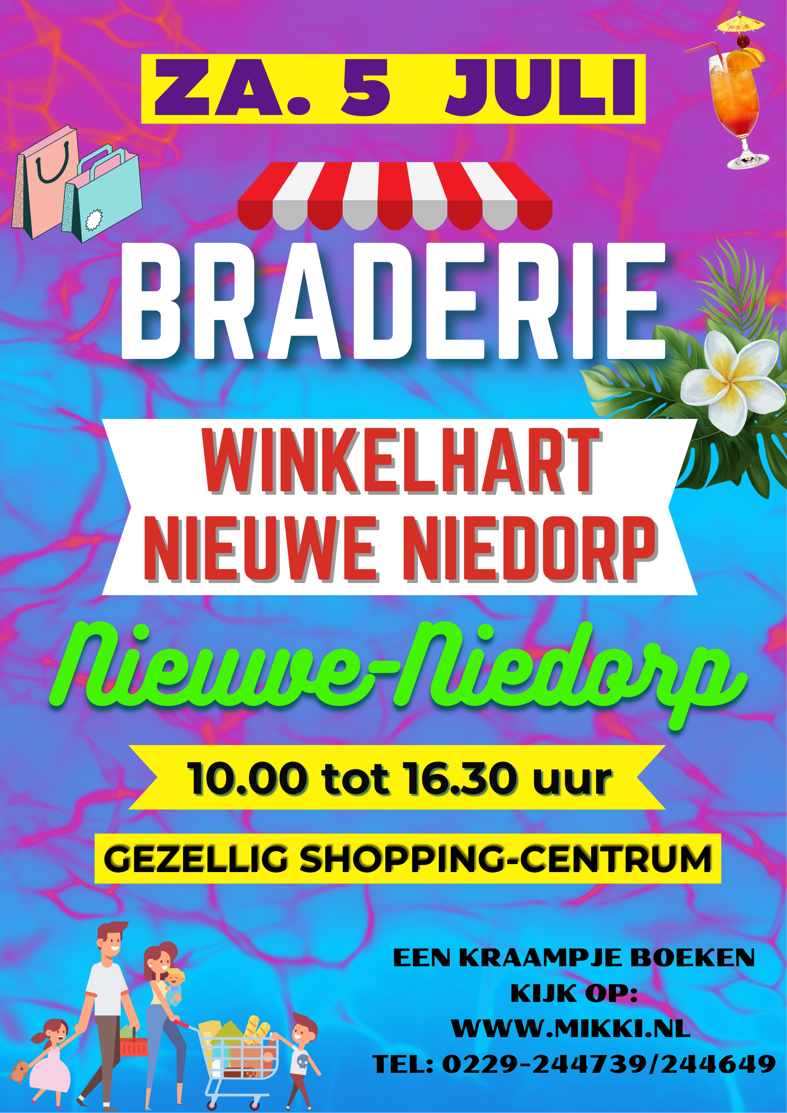 Zomer-Braderie in Winkelhart Nieuwe Niedorp