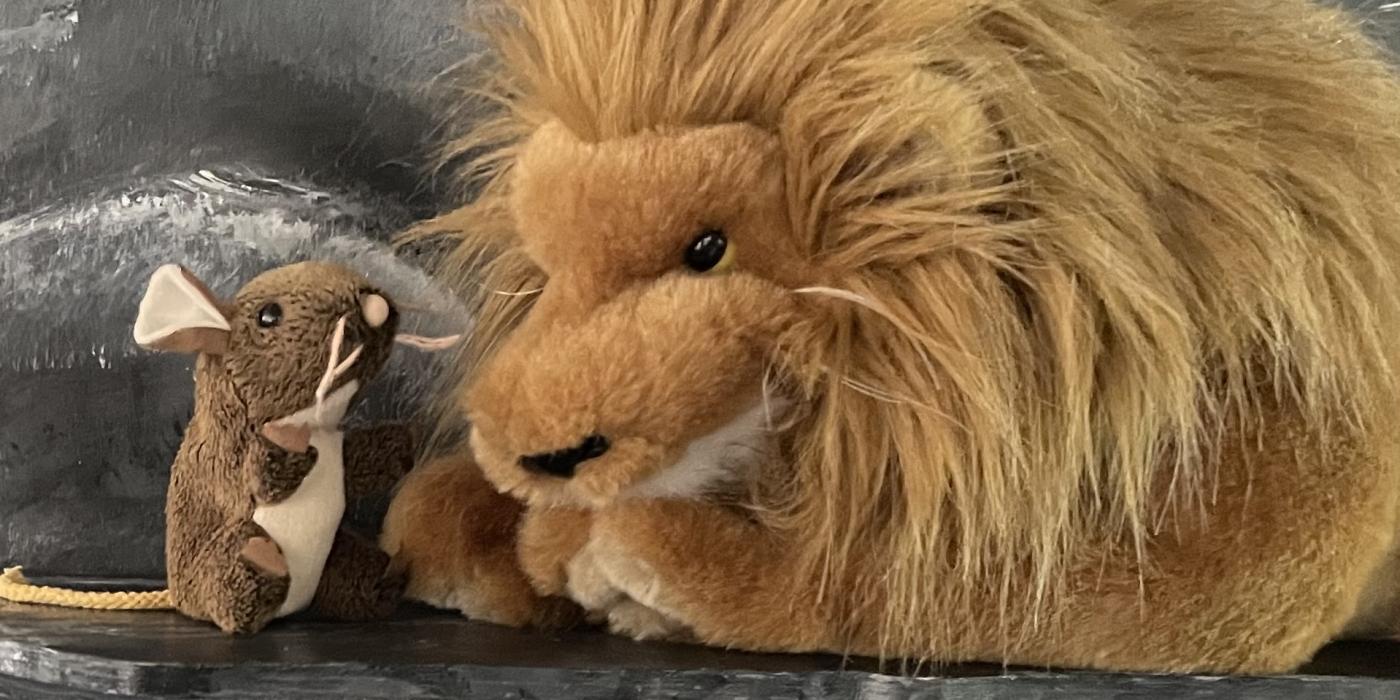 Voorleestheater Theater Poppekus 'De leeuw in de muis'