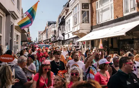 Parade pride at the beach