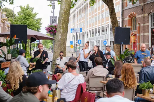 Live muziek in de binnenstad