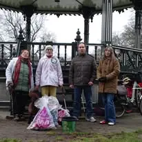 Clean up in het Oranjepark