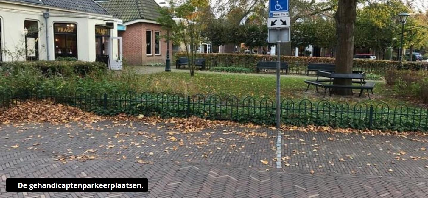 Gehandicaptenparkeerplaats Raadhuisstraat 