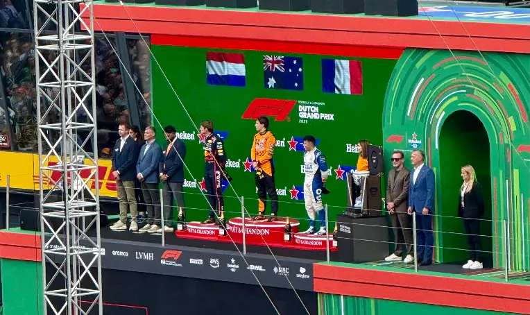 Podium Dutch Grand Prix 2025